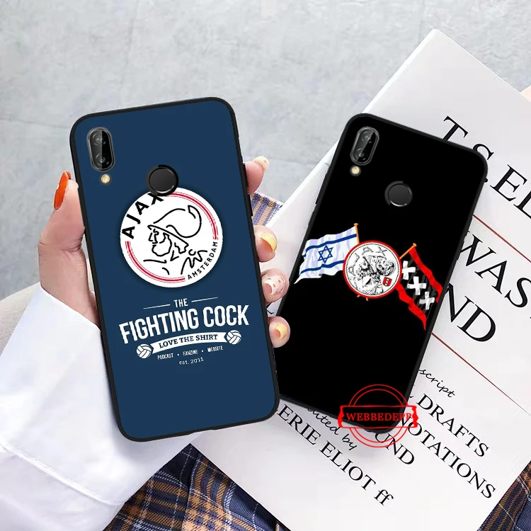 Силиконовый чехол Ajax Team для Huawei P8 Lite 2015 2017 P9 2016 Mimi P10 P20 Pro P Smart 2019 P30|Бамперы| |