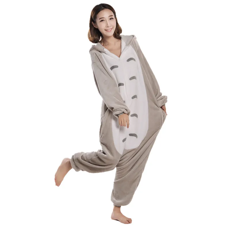 Мультяшный аниме унисекс флейм мой сосед комбинезон Тоторо Пижама для Хэллоуина