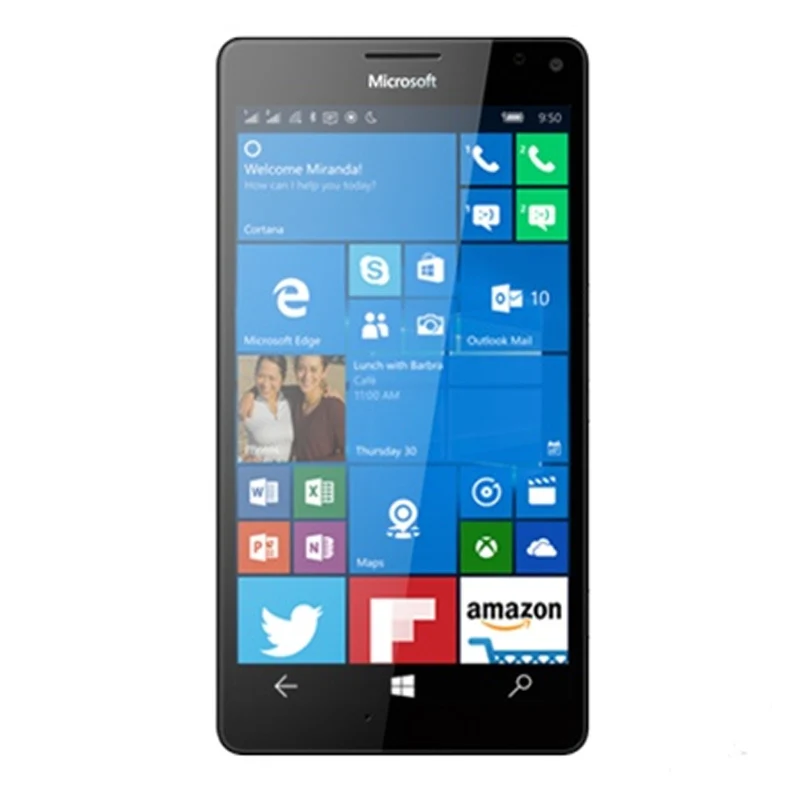 Разблокированный оригинальный мобильный телефон Nokia Lumia 950XL 5 7 дюймов 32 Гб rom 3 ram МП