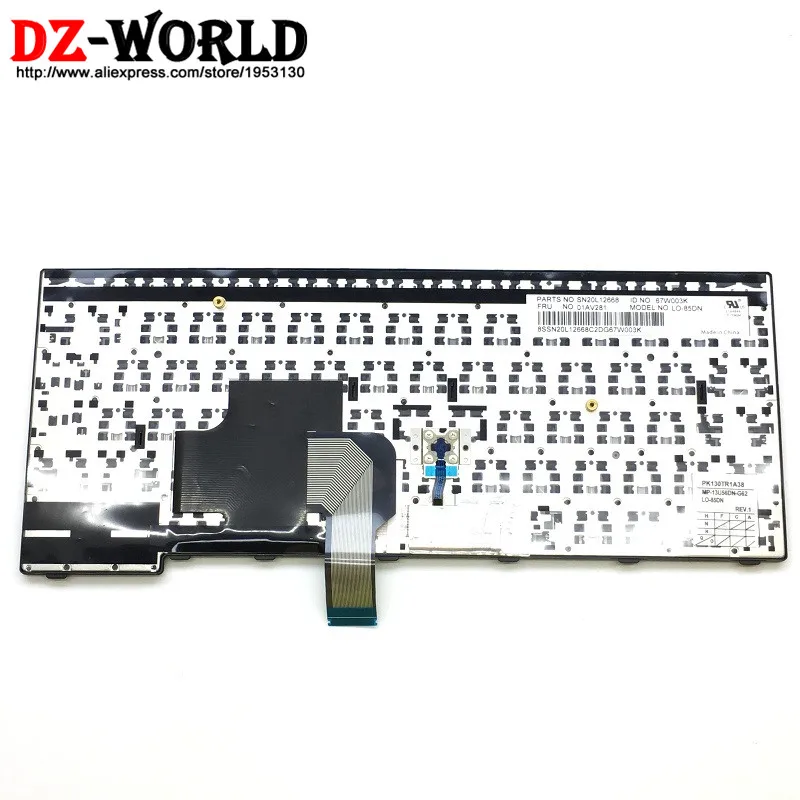 Новая Оригинальная Скандинавская клавиатура NDC для ноутбука Lenovo Thinkpad E450 E450C E455 E460