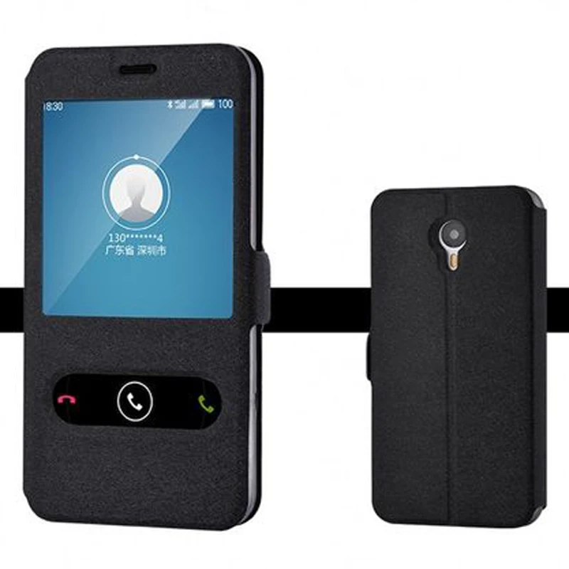 Чехол для meizu m2 note, чехол с окошком, кожаный чехол для mezu meizu m2 note, чехол, Роскошный PU meizu m 2 note m2note