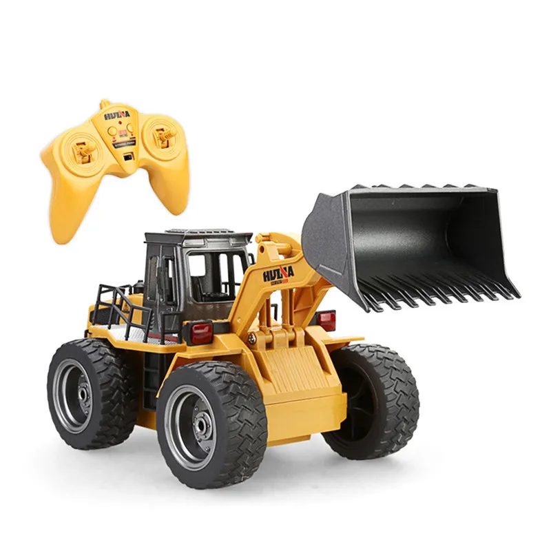 HuiNa 6 канальный 2 4G 1:14 RC экскаватор бульдозер самосвал с дистанционным управлением