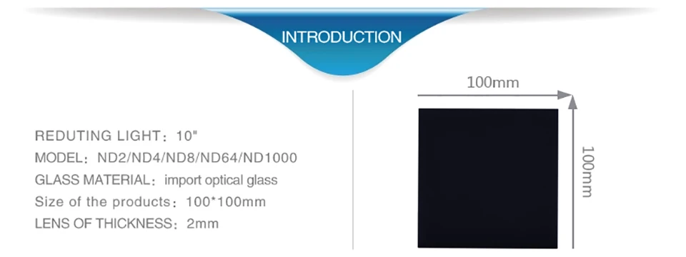 ZOMEI Pro 100*100 мм оптическое стекло нейтральной плотности ND1000 ND64 ND8 квадратный фильтр для Canon Nikon digital DSLR