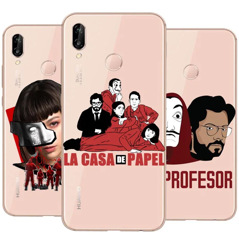 Чехол для телефона La casa de papel Tokio прозрачный мягкий Силиконовый ТПУ чехол с