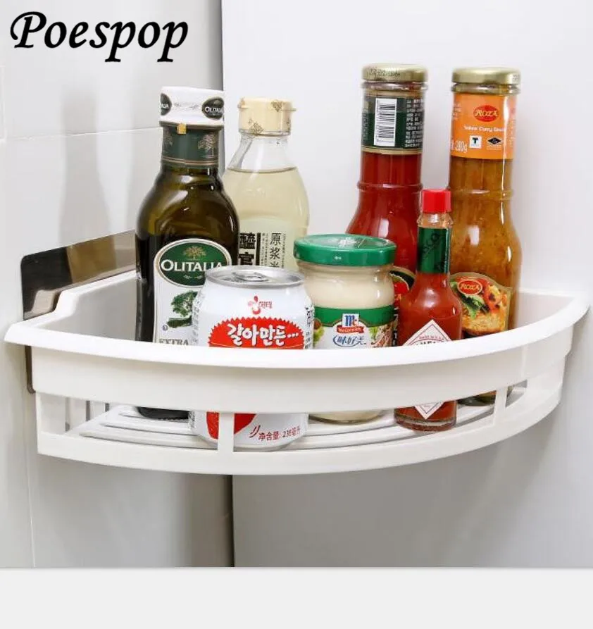 POSEPOP горячая Распродажа сильные присоски ванная комната угловая полка для