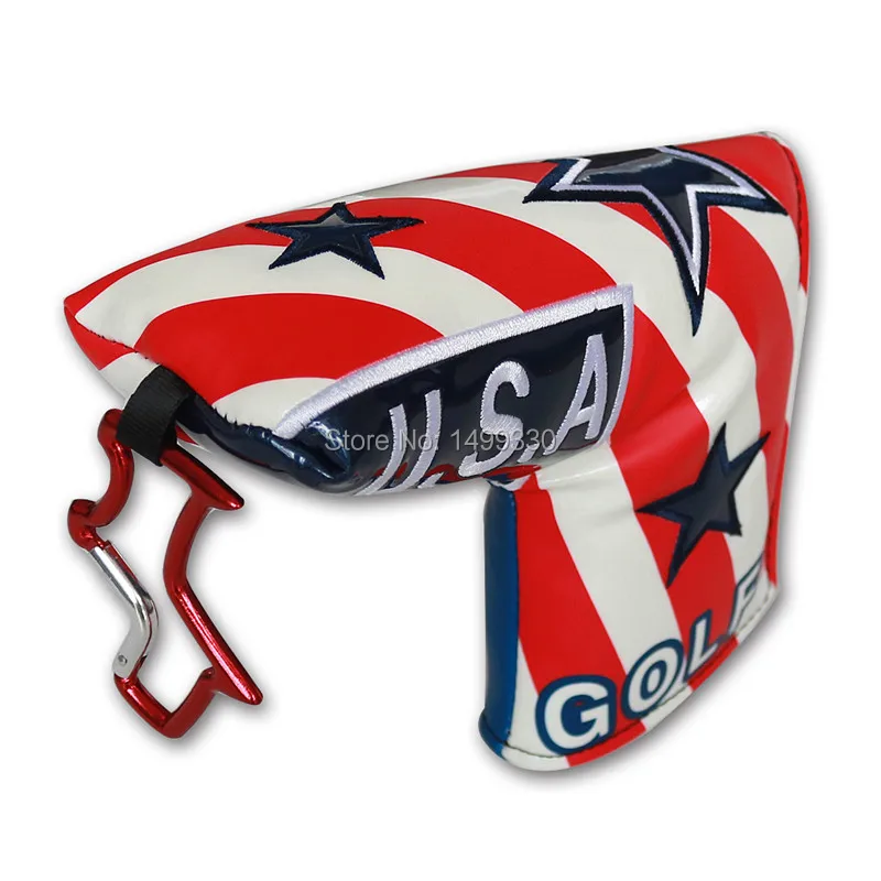 Флаг США Паттер крышка для головы магнитная застежка чехол гольфа стиль лезвия