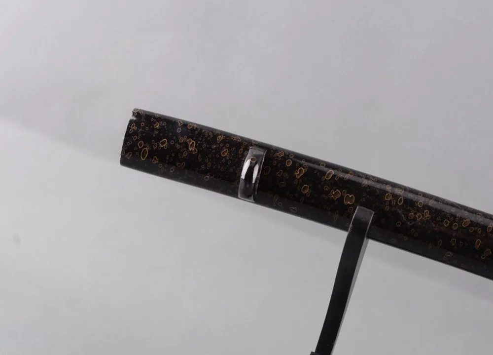 Новое Поступление Золотые Маленькие Круглые узоры черные деревянные Сая ножны