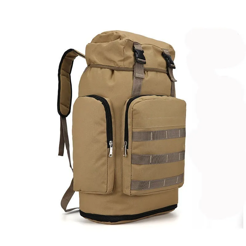 80L Man Large Capacity travel backpack Tactical Military Backpacks Packet Assault Outdoor Hiking Bags Camping Mountaineering Bag | Багаж и