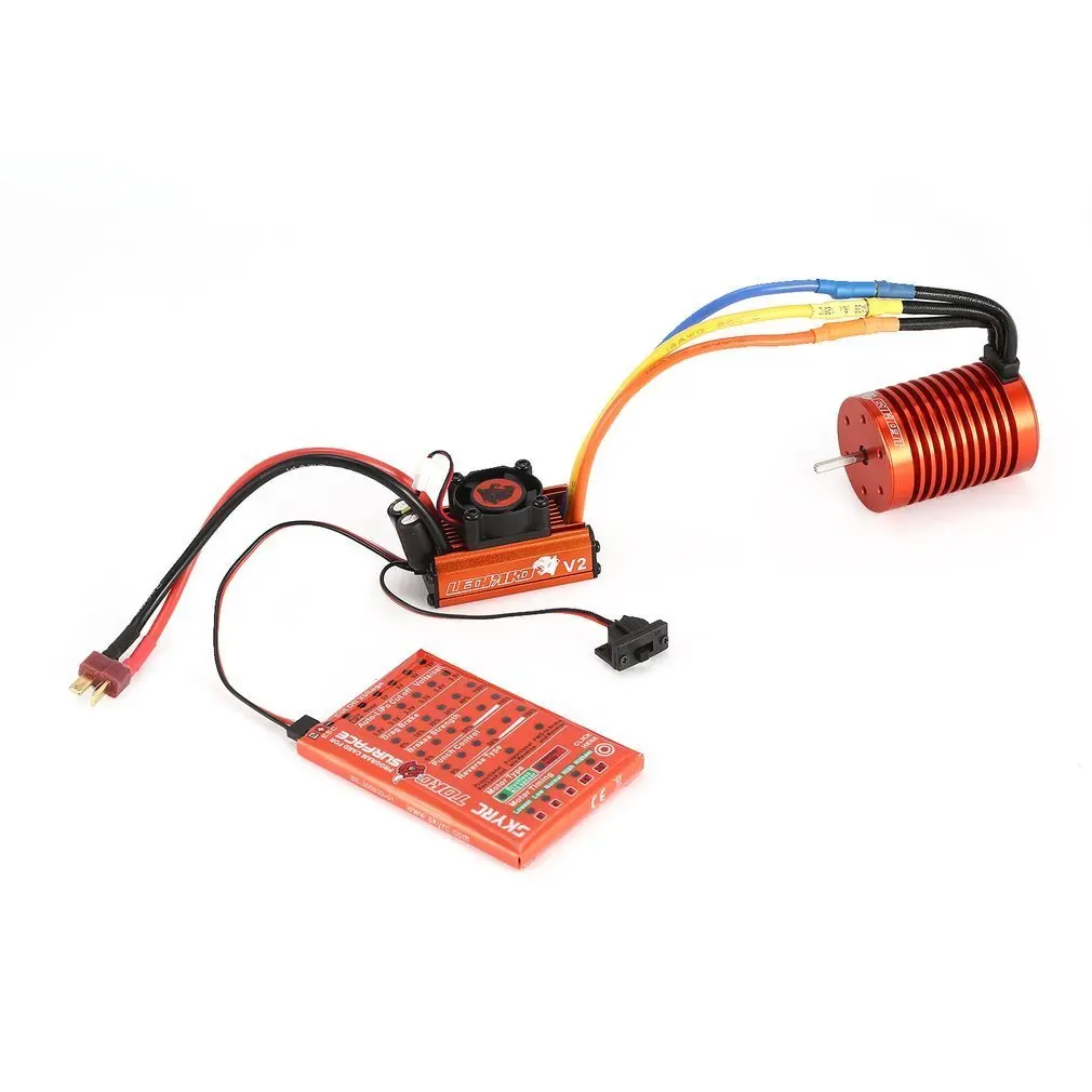 SKYRC SK-300042-02 9T 4370KV бесщеточный двигатель 60A ESC программирующая карта комбо набор для