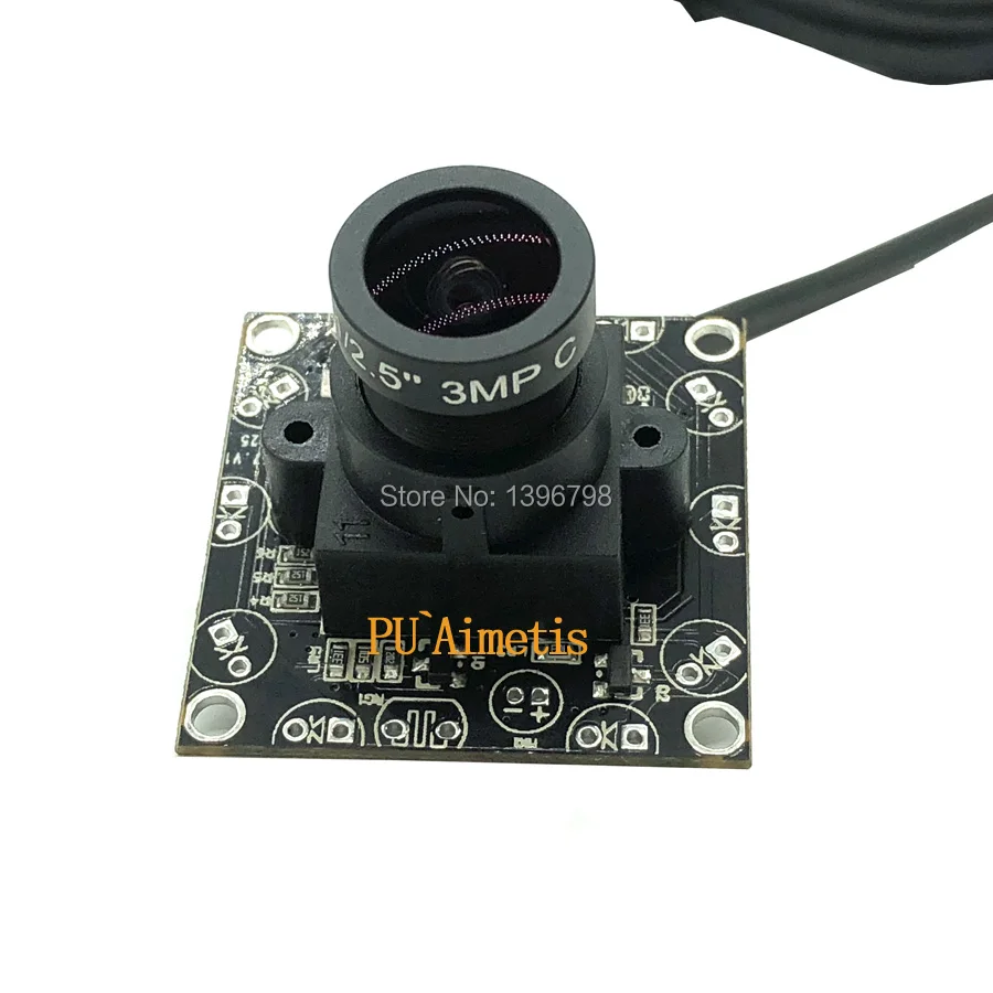 Камеры наблюдения PU'Aimetis 2MP 720P HD 3MP 3 6 мм объектив 90 градусов USB2.0 модуль камеры|camera