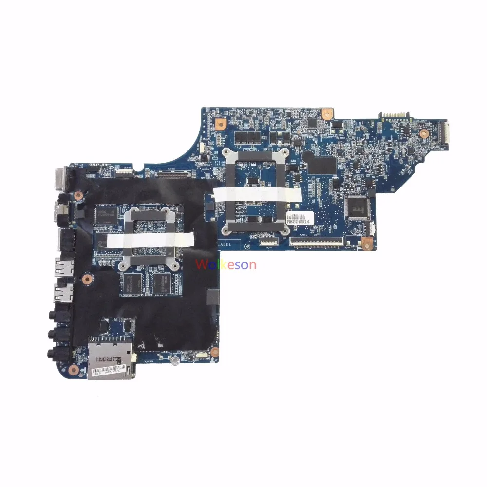 SHELI для hp Pavilion DV6 6000 материнская плата ноутбука 707379 001 DDR3 тест Oke|Материнские платы