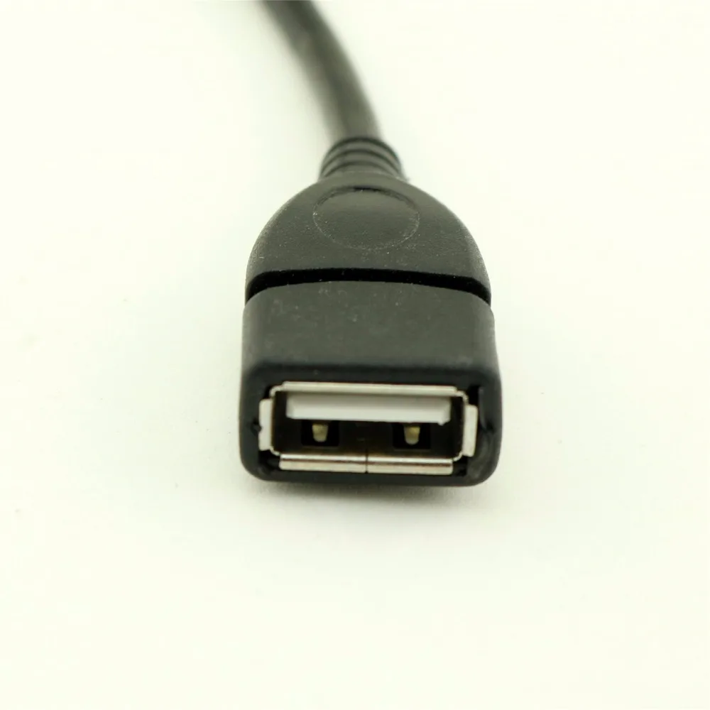 1 шт. 10 см USB 2,0 Тип(мама) Дюпон 5-контактный клемма женского типа данных адаптер материнской платы кабель черного цвета