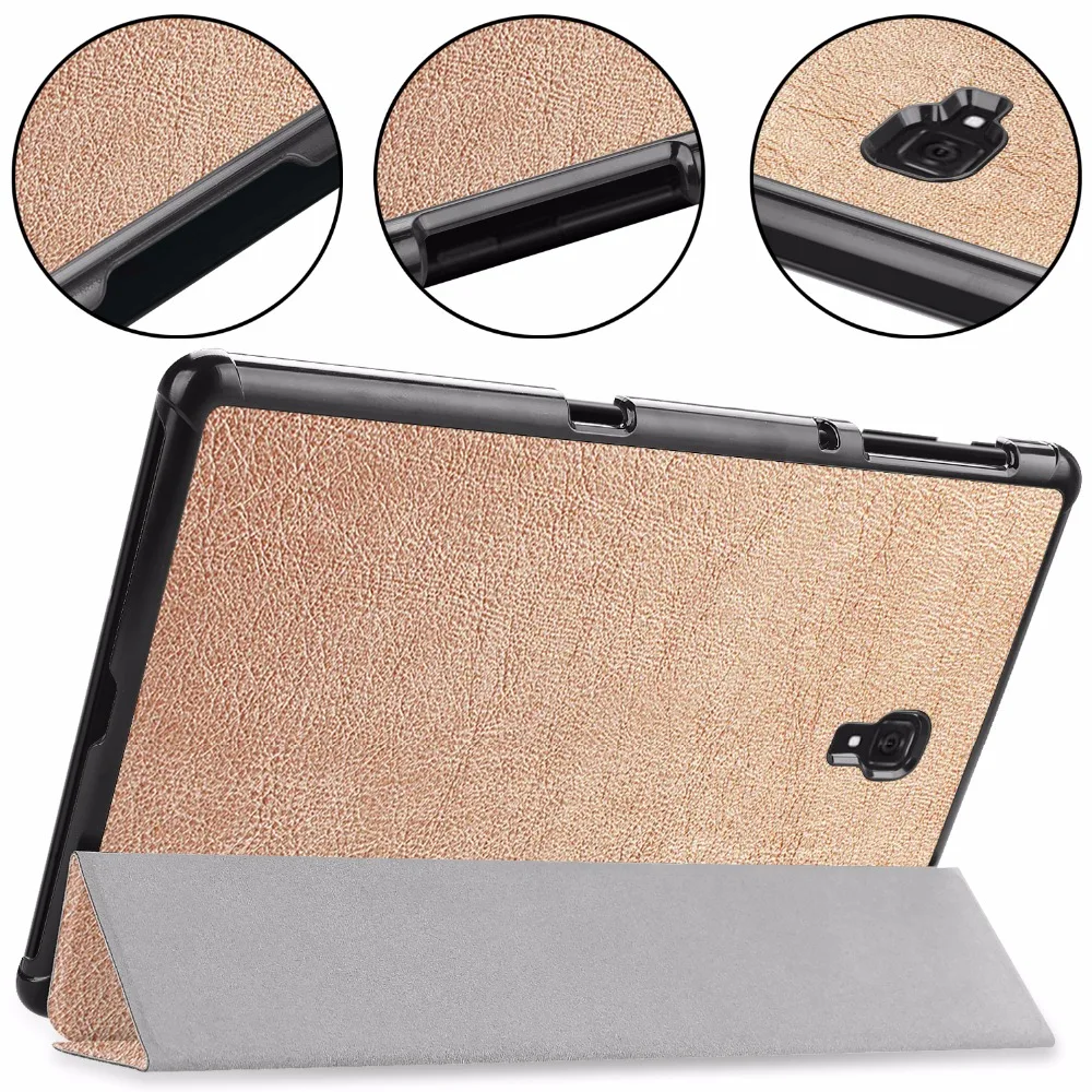Case for Samsung Galaxy Tab A2 T590 T597 T595 Magnetic Smart PU Leather 10.5&quot Tablet Funda Cover With Auto Sleep Wake+Film+Pen |