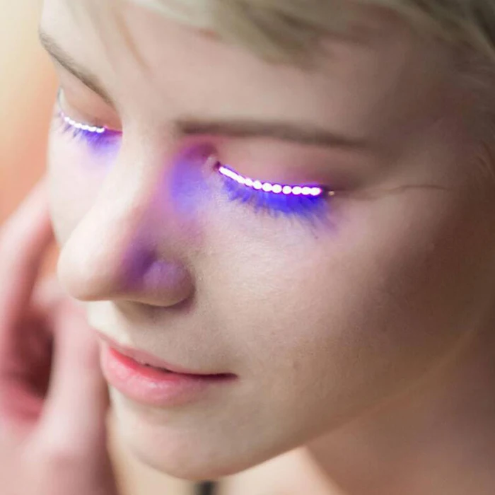 Светодиодные накладные ресницы Длинные Накладные для макияжа Nautral ручная работа