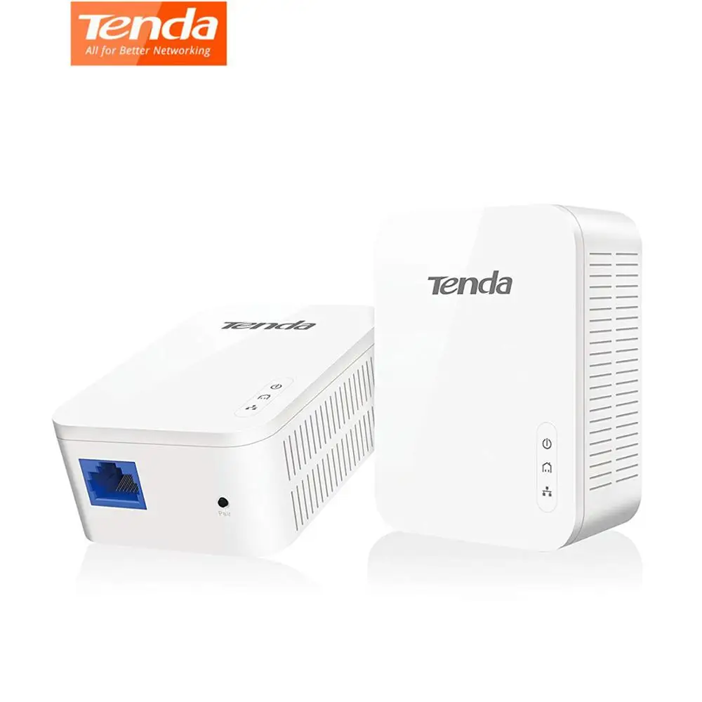 Tenda PH3 1000 Мбит/с сетевой адаптер Powerline 1 порт Gigabit AV1000 Ethernet PLC адаптеры Высокая