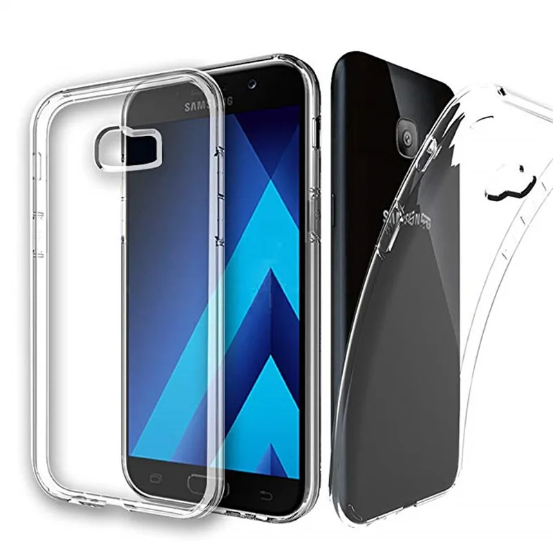 Мягкий прозрачный ТПУ силиконовый чехол для Samsung Galaxy A5 2017 a520f задняя крышка SM A520F