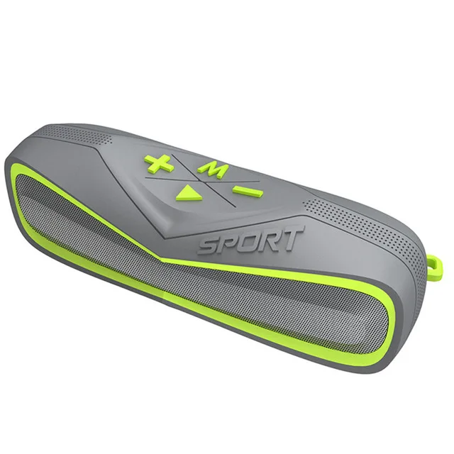 green IPX7 Водонепроницаемый Портативный мини Беспроводной Bluetooth бас стерео Велоспорт Спорт велосипедов противоударный сабвуфер открытый Динамик TF карты - Цвет: green