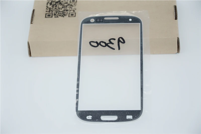 Бело-100% Подлинная Для Samsung galaxy s3 i9300 сенсорный экран Digitizer замена Стеклянной
