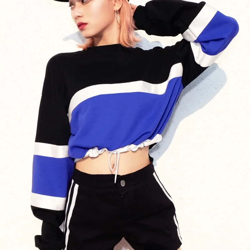 Женская свободная толстовка с капюшоном в стиле хип хоп пуловер модная осенне