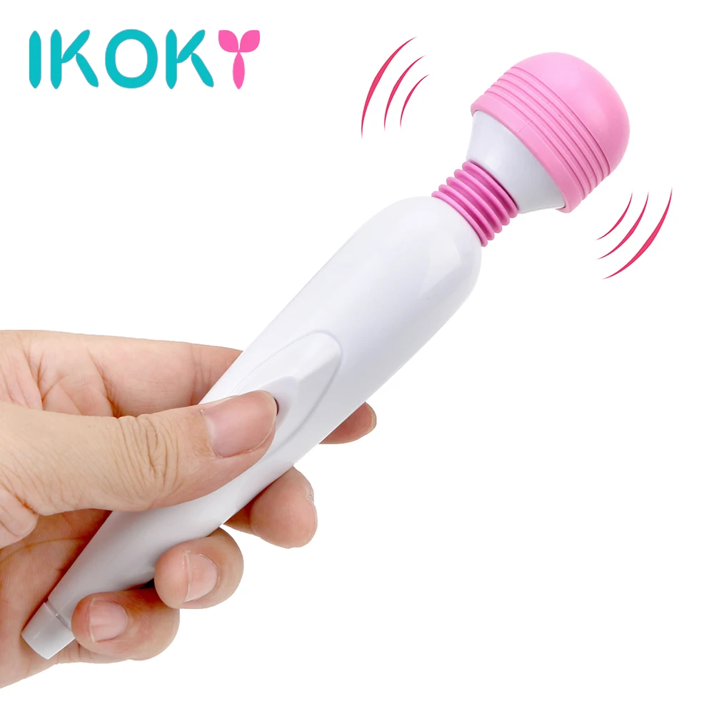 IKOKY AV Вибраторы USB зарядка Стимулятор клитора Регулируемая скорость интимные
