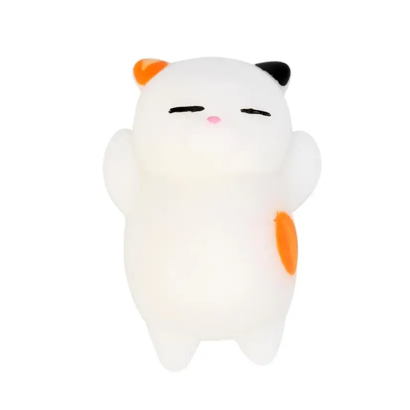 D MUQGEW милый Моти Squishy Cat Squeeze Исцеление весело дети Kawaii Игрушка снятие стресса Декор резиновая Squish Антистресс игрушка 0528 - Цвет: D