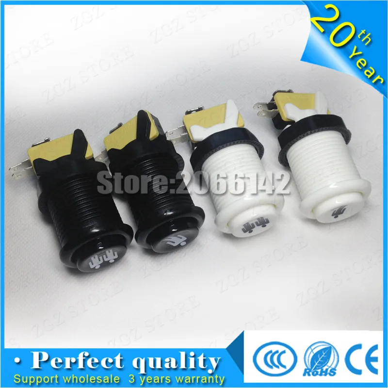 Новая Черная аркадная Кнопка прочный многоадресный MAME Jamma длительный