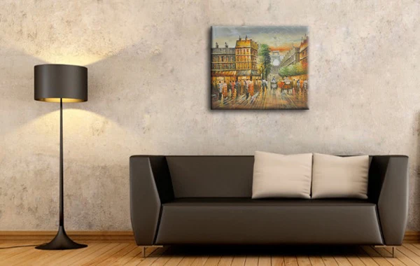 Ручная роспись Современный домашний декор гостиная зал Настенная картина цвета