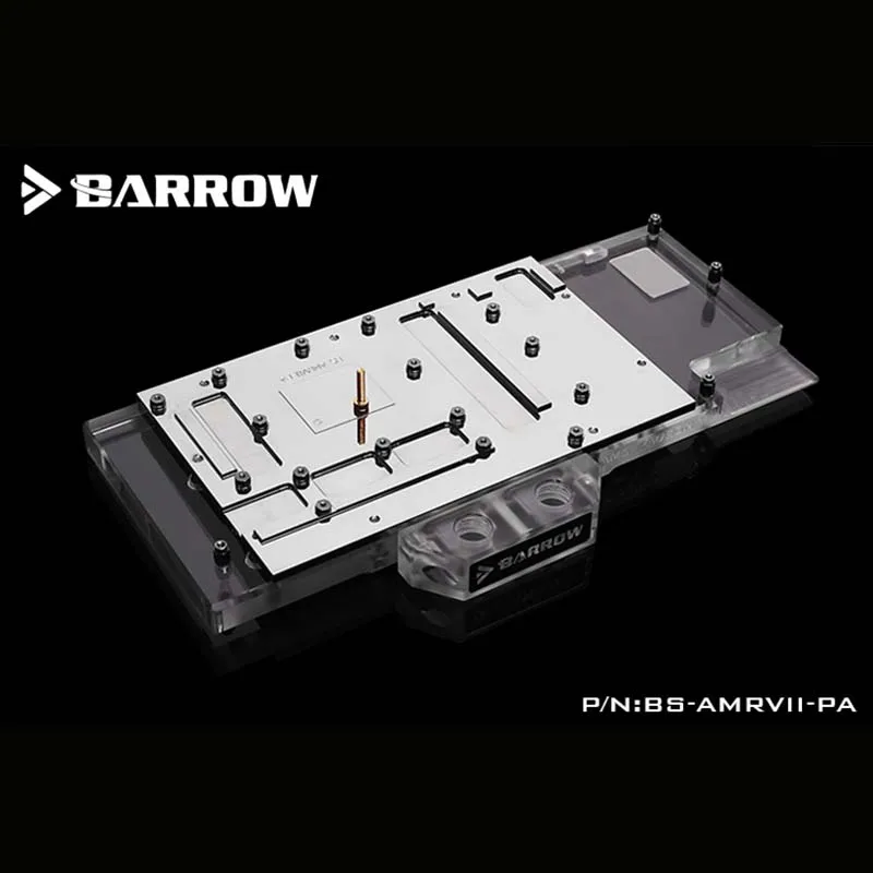 Barrow BS-AMRVII-PA GPU водяной блок для AMD Radeon VII Founder Edition 5V RBW полное покрытие видеокарты