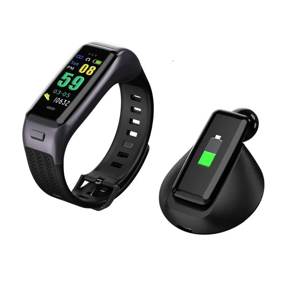 Оригинальный iBand умный браслет с bluetooth гарнитурой монитор сна Смарт часы