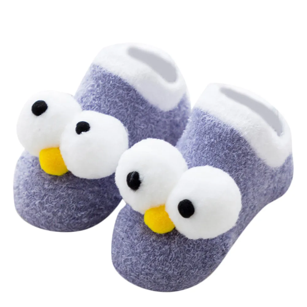 Purple 1 пара, хлопковые носки детские пушистые короткие Носки с рисунком глаз meias calcetines, детские носки для маленьких мальчиков и девочек - Цвет: Purple