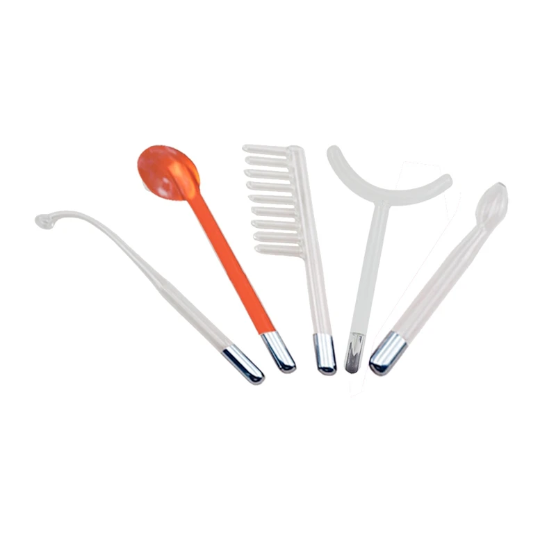 Orange Kit Высокочастотная машинка для массажа лица HF уход за кожей машина против выпадения волос гребень набор лечение акне инструмент анти-стресс забота о здоровье - Цвет: Orange Kit