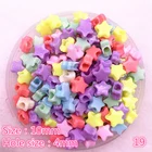 Бусины Детские акриловые с большими отверстиями, для изготовления ювелирных изделий, 50 шт.лот