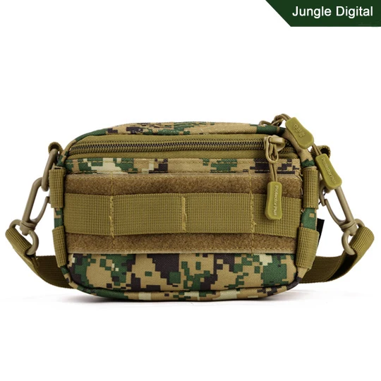 JD МОЛЛ Мини Crossbody Плеча Мужчины Нейлон Талия Сумка Heavy Duty Передовые Обороны сверхлегкий Диапазон Тактика Передач Сумка Почтальона Сумочки - Цвет: JD