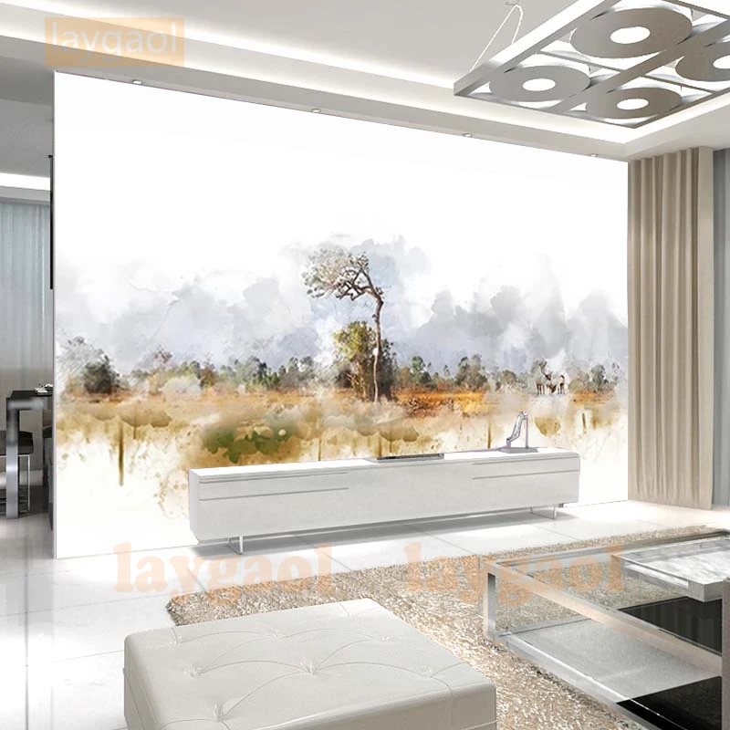 Пользовательские 3D Настенные обои Северная Европа простой фото фон настенные