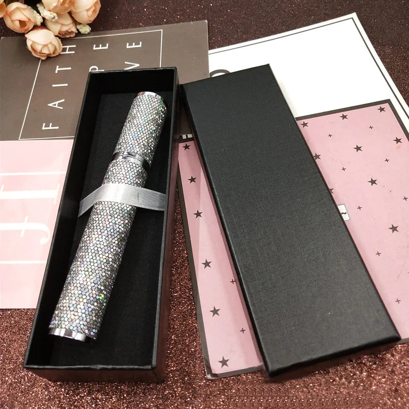 With Black Box 10 шт высокое Класс красочные блестящие DIY пустой тубы с тушью для ресниц с палочка для ресниц Кисть крем для ресниц контейнер бутылки флаконы с коробкой - Цвет: With Black Box