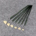 6 шт.компл., изящная ручная свинья грива веер, ручка для рисования, кисти для живописи маслом, для принадлежностей, кисть для рисования