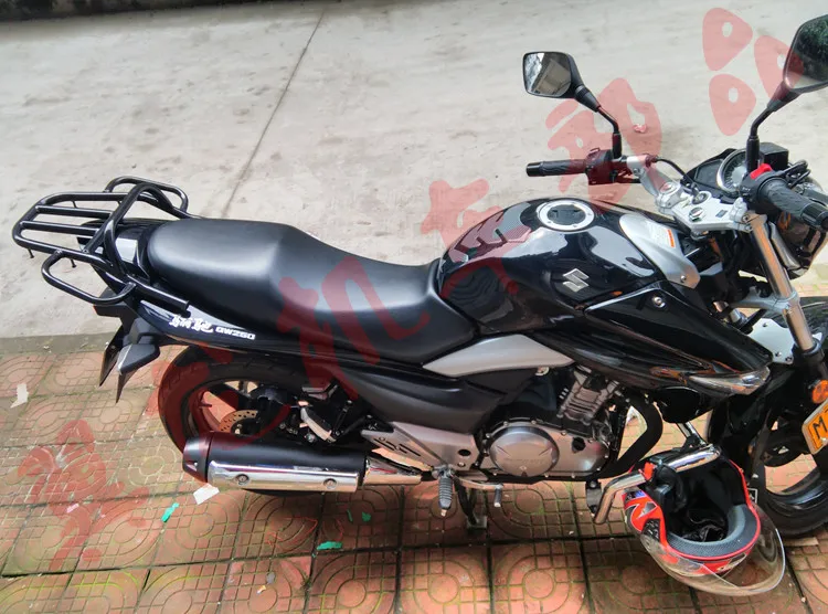 GW250 GW250F багажная полка для мотоцикла с подлокотниками|motorcycle luggage rack|passenger grab