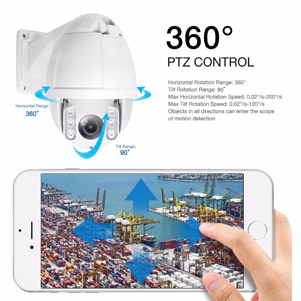 4 в 1 видеорегистратор AHD TVI/CVI/CVBS дюймовый HD 2MP 1080P 10x оптическим зумом высокой