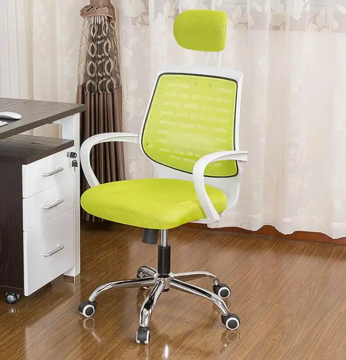 Эргономичный офисный стул вращающийся компьютерный сетчатая ткань регулируемый