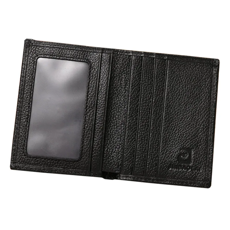 Мужские короткие кошельки из натуральной кожи тонкие мужские маленького размера
