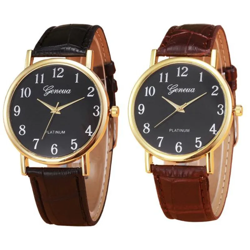 

Fashion Retro Design Quartz woman watches high quality Leather Band Ladies clock watch Classic Analog Alloy Lady WristWatch A2