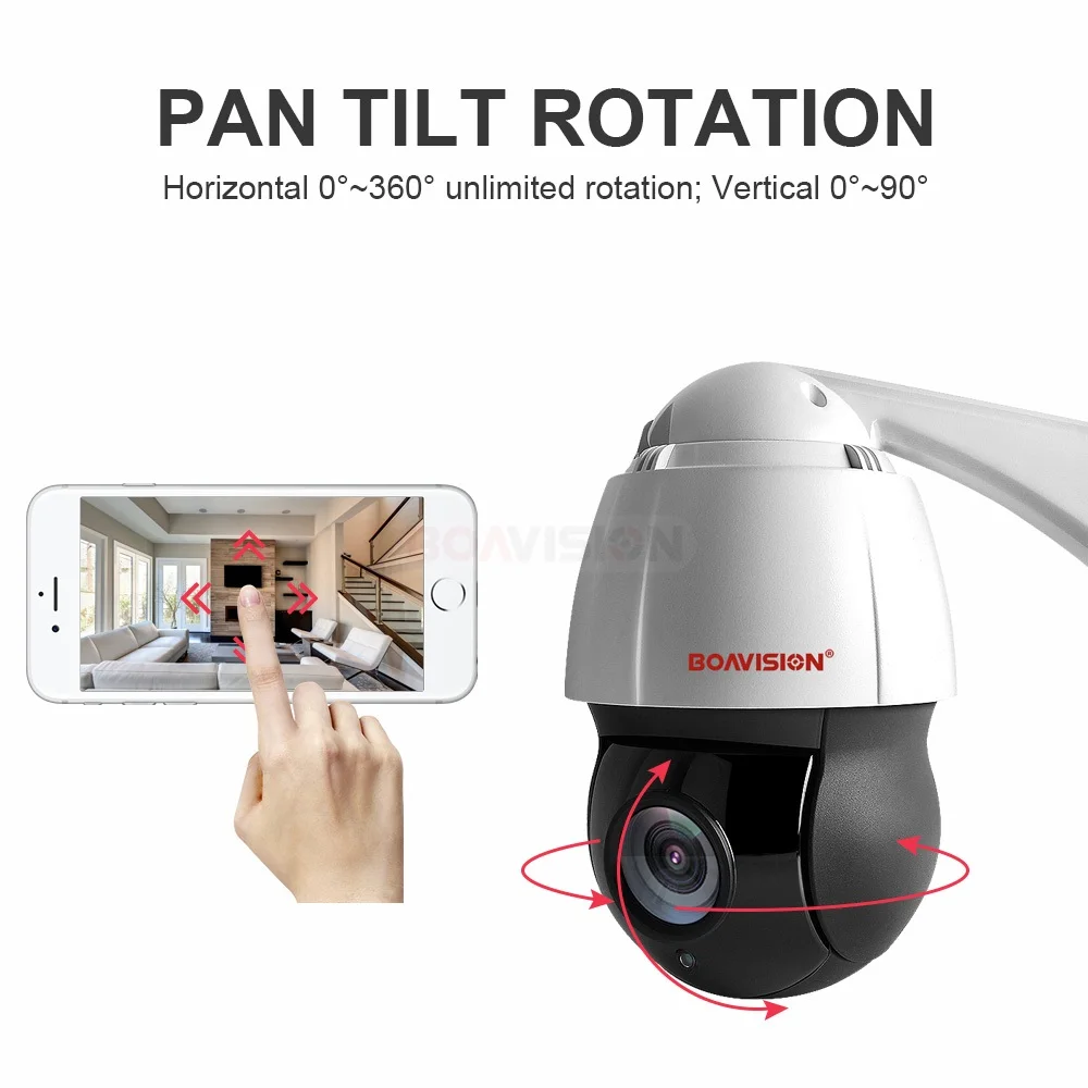 HD 1080P 4MP 5MP PTZ IP камера Открытый 30X зум ИК 150 м ночное видение Водонепроницаемая скоростная купольная камера P2P CCTV камера безопасности Onvif