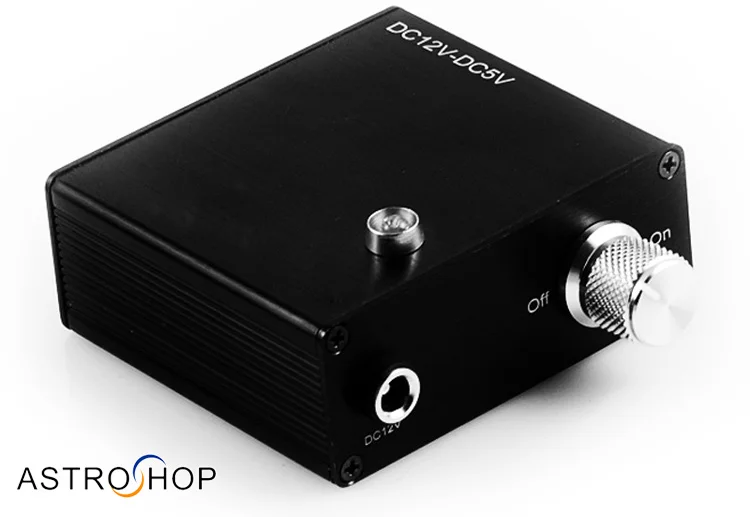 Адаптер питания 12 V-5 V 2A с астрономическим красным освещением