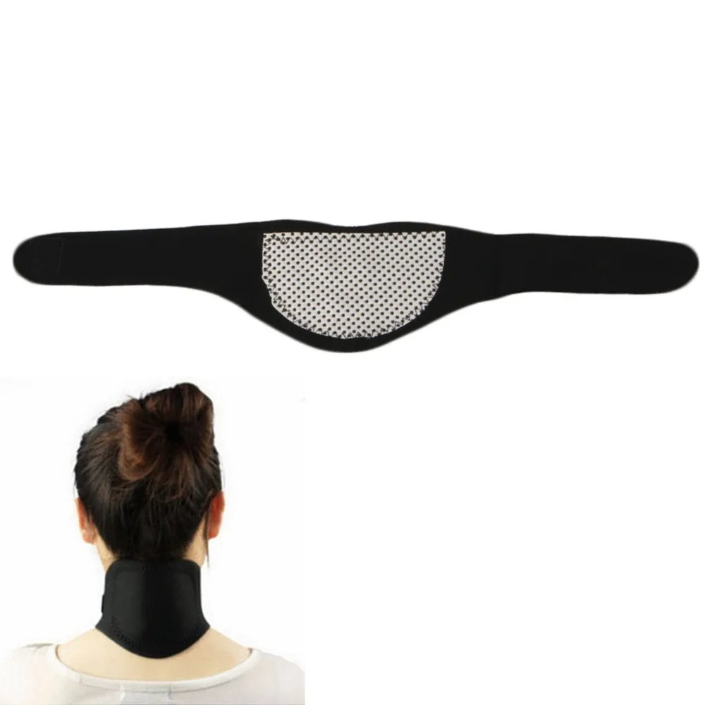 Tourmaline Magnetic Therapy Neck Massager Cervical Vertebra Protection Refined Health Care Braces Supports | Красота и здоровье