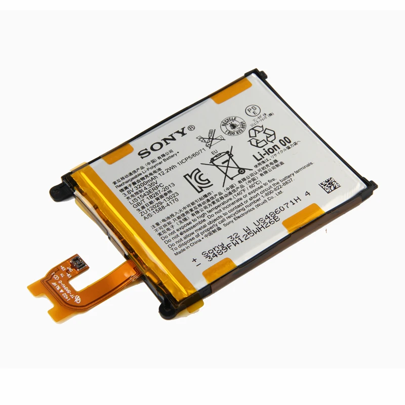 Оригинальный аккумулятор для телефона Sony Xperia Z2 L50T D6502 D6503 L50 L50W L50U LIS1543ERPC 3200