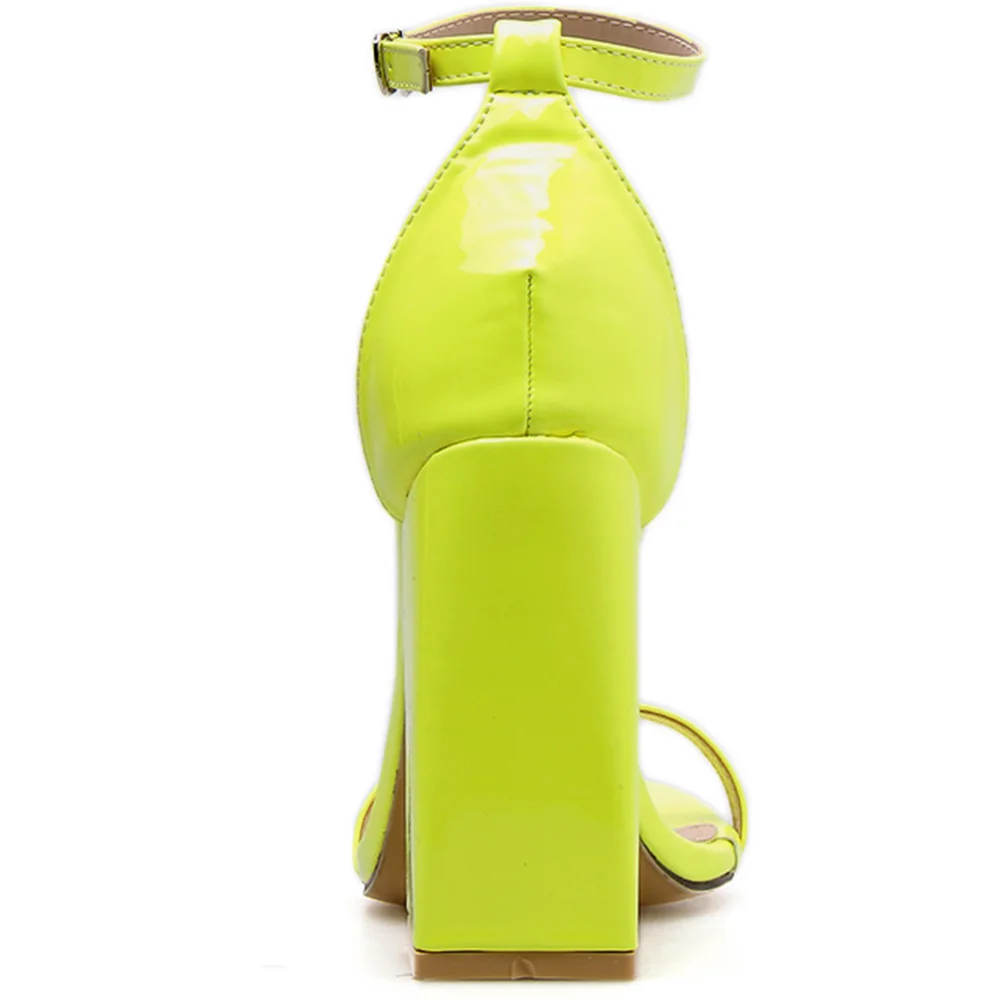 Женские босоножки из лакированной кожи FINDHER винтажные туфли на высоком