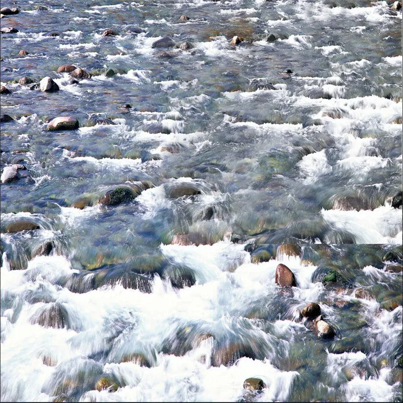 Картина beibehang 3D настенная бумага кристально прозрачная река вода ванная комната