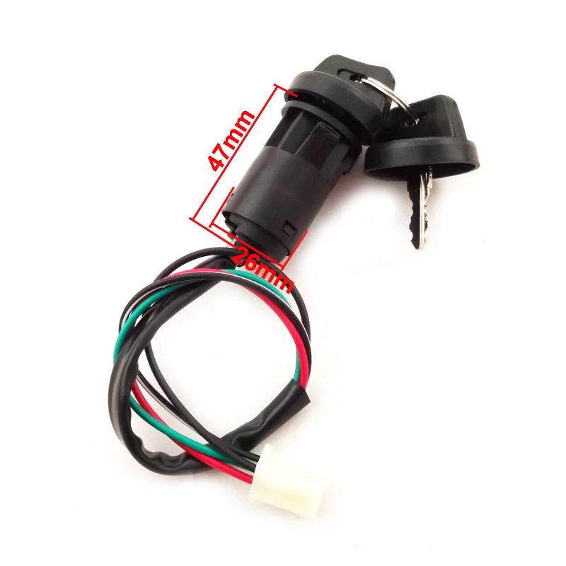 XLSION 4 Pin Kill ключ зажигания переключатель для 50cc 70cc 90cc 110cc 125cc двигатель китайский ATV
