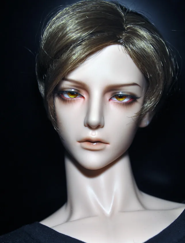 Шарнирные кукольные глаза sd острые золотые [оранжевое Золото] 14 мм 16 аксессуары