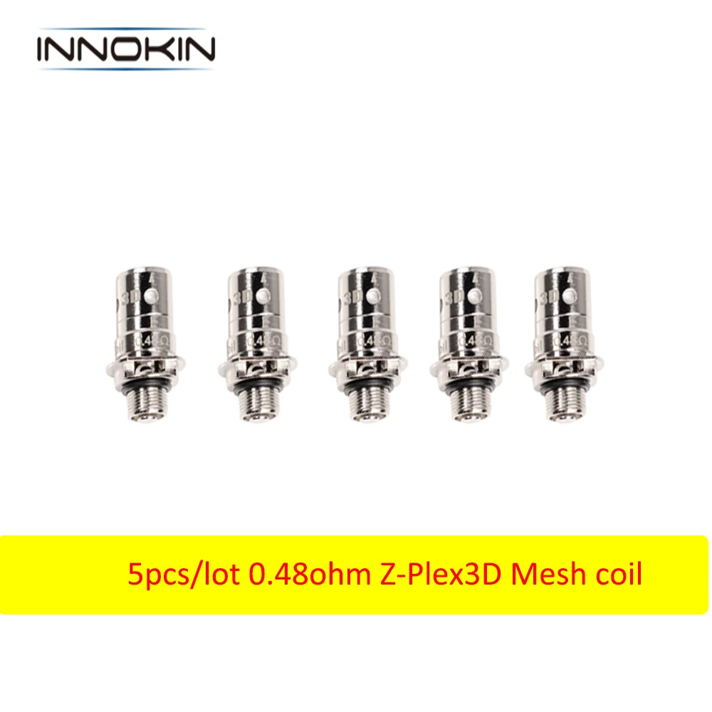 Новые оригинальные 5 шт./лот катушка Innokin Z Plex3D 0.48ohm сменная головка подходит для